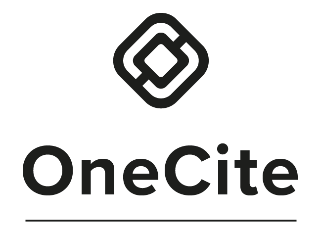 onecite black logo